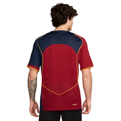 Maillot De Football Lotto Années 90 - Rouge, Taille L, Modèle AC Milan, Occasion
