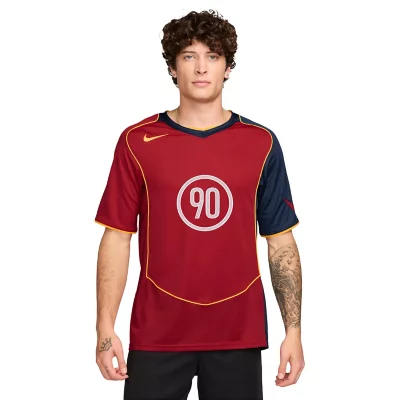 Maillot De Football Lotto Années 90 - Modèle Iconique Rouge, Taille L Homme, Occasion