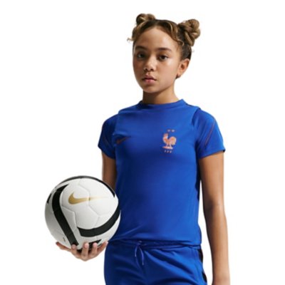 maillot d'entraînement de football enfant équipe de france strike