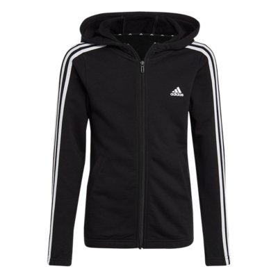 Sweatshirt zippé à capuche femme Essentials 3-Stripes Multicolore IC3634  ADIDAS