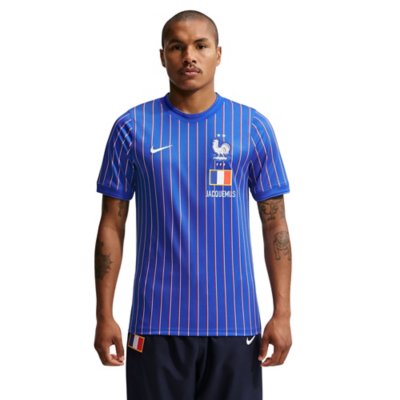 maillot d'avant match de football homme  france x jacquemus