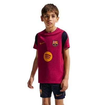 maillot d'entraînement de football enfant fc barcelone strike