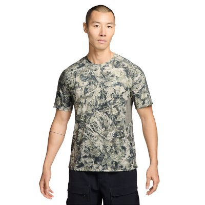 Nike Tee Shirt De Running A Manches Courtes Homme Acg Solar Chase Chamo Camo