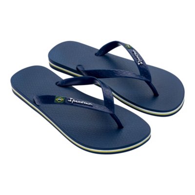 Ipanema Classica Tong Homme – Bleu – Fabriquée Au Brésil – 100% PVC Recyclable – Pointure 43/44
