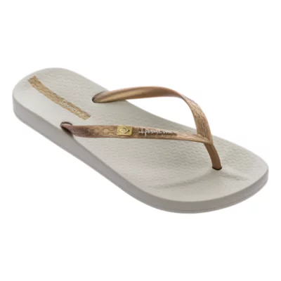 Tongs Ipanema Femme Wave Natural - Modèle Tropical, Semelle Caoutchouc, Confort Estival