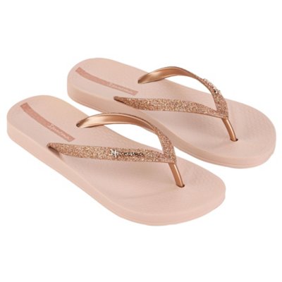 Ipanema Anat. Nature V Fem Sandales Pour Femme En Ipanema Tongs Anat Nature Viii Fem Pour Femme, Blanc/Rose, 37 EU Tong Compensée