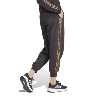 Pantalon De Jogging Femme VOSERY Imprimé Léopard - Tissu Polyester/Élasthanne, Taille Élastique, Confort Sport Et Loisirs - 4