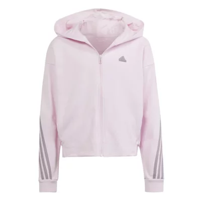Cardigan Zippé Gymboree Fille Gris Clair Rose - Taille 10-12 Ans, 100% Coton