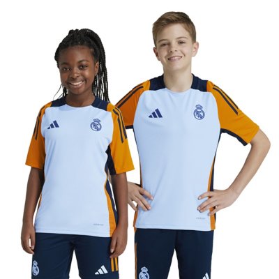 Maillot d entrainement de football enfant Real Madrid Tiro 24 Competition ADIDAS