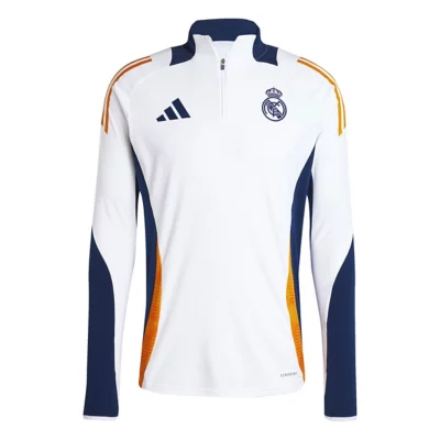 Real Madrid Jogging Blanc Adidas Homme Veste De Survêtement Real