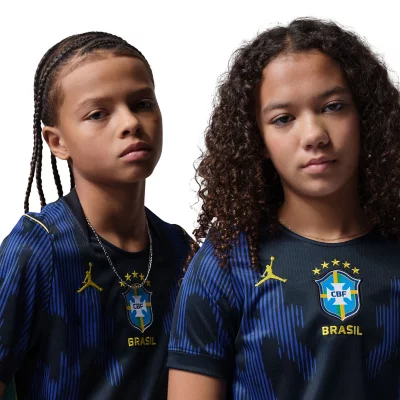 Supportershop Brésil T-Shirt Supporter Enfant - Maillot Football Fan Brésil