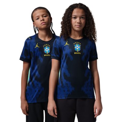Maillot de football enfant Brésil Stadium Extérieur 26 Multicolore IU1080  NIKE