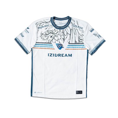Maillot de football JOMA PISA 5 rayé vert et blanc pour homme