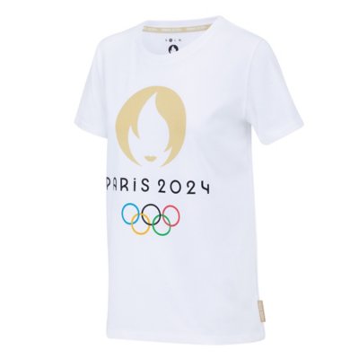 Teeshirt Garçon JO Paris 2024 BLANC INTERSPORT