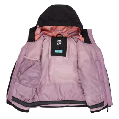 Veste de ski fille Snowy Tale - Roxy - Coral Chic Papercut