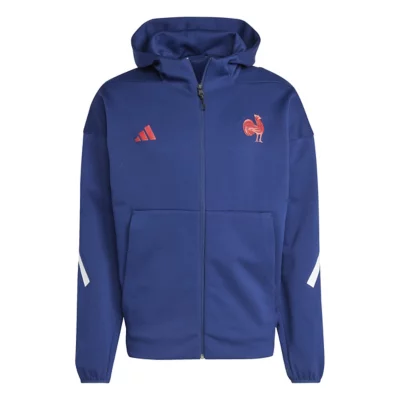 Veste De Rugby Homme Travel Équipe De France Bleu ADIDAS