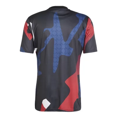 Maillot Entraînement Manchester United AON – Noir – Taille M – Climacool – Occasion