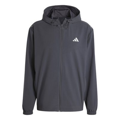 Blouson Homme Mi-saison Avec Capuche - Sweat Zippé Sport En Polyester - Séchage Rapide - Pour Running, Extérieur