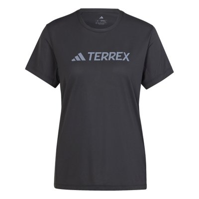 adidas Tee Shirt De Randonnee A Manches Courtes Femme Terrex Multi Climacool Logo Tech
