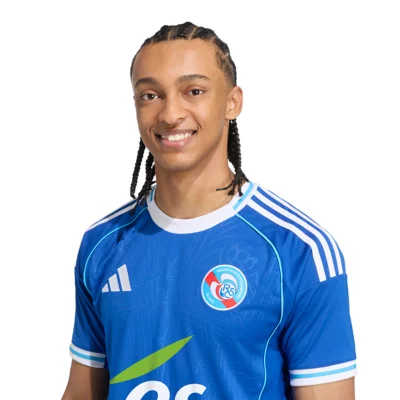 Maillot De Football Homme RC Strasbourg Domicile 25/26 Bleu ADIDAS