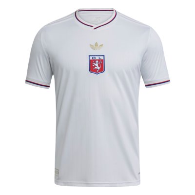 maillot de football homme 75 ans olympique lyonnais anniversaire