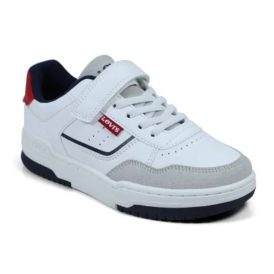 Sneakers Enfant John Blanc, marine et rouge LEVIS KIDS INTERSPORT