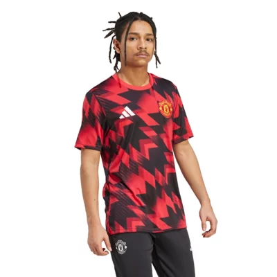 adidas Performance MANCHESTER UNITED 25/26 PRE MATCH JERSEY - T-shirt de sport - red/rouge