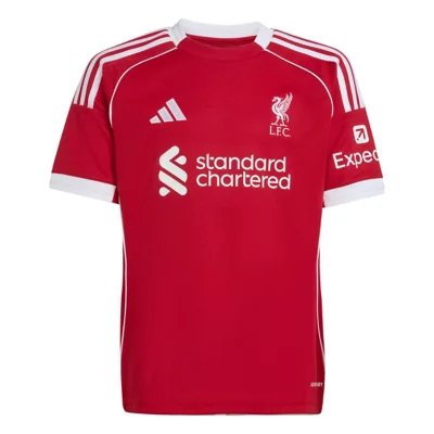 Maillot De Football Enfant Liverpool FC Domicile 25/26 Rouge