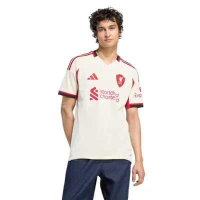 Maillot De Foot Vintage Liverpool Blanc - Taille S/M, Sponsor Carlsberg, Occasion Avec Traces