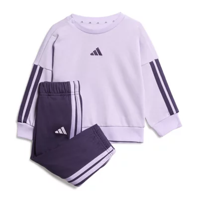 Ensemble Hiver Bébé Fille – Sweat-shirt + Pantalon Jogging Violet, 2-3 Ans, Doux Et Confortable