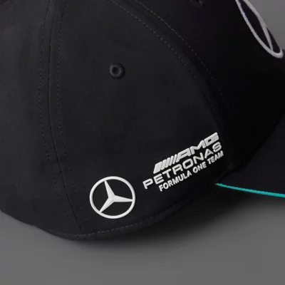 Mercedes AMG Petronas Casquette à Pois Noir Unisexe - Taille Unique