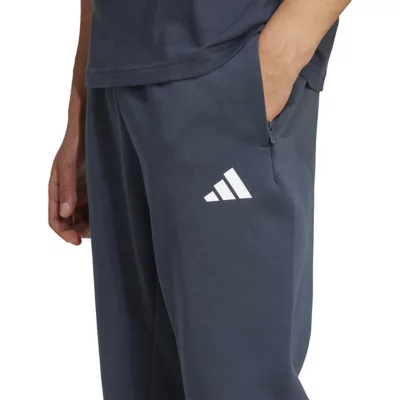 Adidas Sportswear Jogging Adidas Gris Et Bleu Jogging Homme Bandes