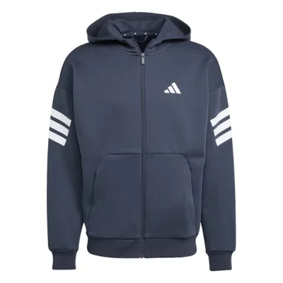 Sweatshirt Zippé À Capuche Homme Bandes Future Icons Bleu ADIDAS