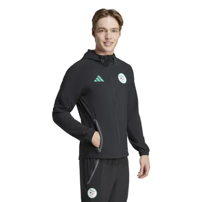 Veste De Football Homme Algérie Tiro 25 Competition Vis Tech Noir
