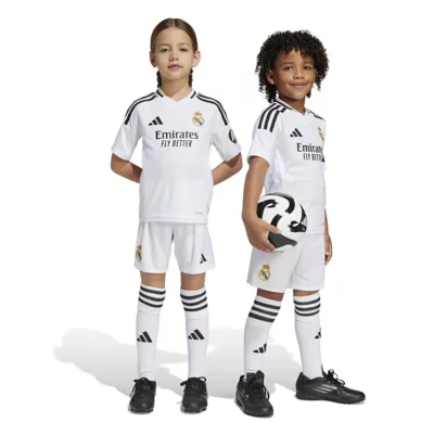Maillot De Football Enfant Real Madrid Domicile 24/25 Blanc ADIDAS