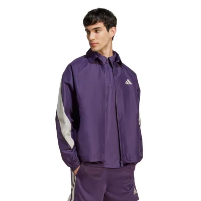 Veste J. Lindeberg Jarvis Mi-saison Homme - Gris Violet, Coupe Regular, Fermeture éclair Et Poches