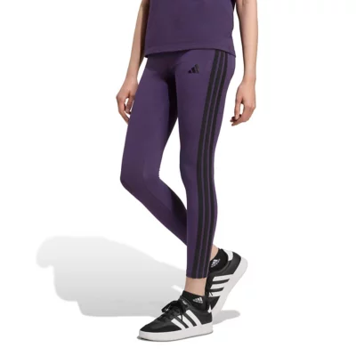 Legging Femme Coton Bandes Essentials Violet ADIDAS INTERSPORT