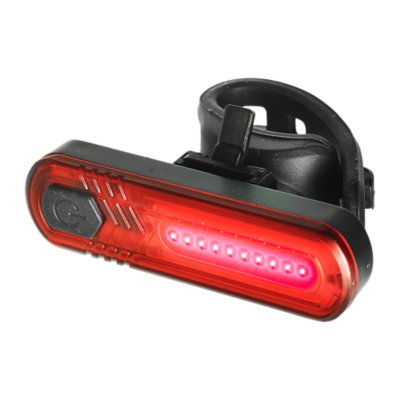 ECLAIRAGE VELO LED CL 100 ARRIÈRE ROUGE USB. pour les clubs et