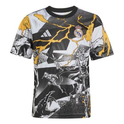maillot d'entraînement de football enfant real madrid avengers pré-match 25/26