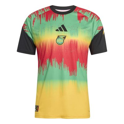 maillot d'entraînement de football homme jamaïque domicile pré-match 26
