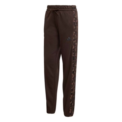 adidas Jogging Femme Imprime Leopard 3 Bandes French Terry Seasonal Essentials
