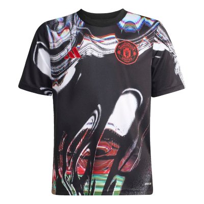 maillot d'entraînement de football enfant manchester united avant-match 25/26
