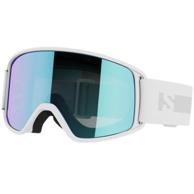 Dope Sight Masque de ski Homme Black W/Black Silver Mirror - Noir