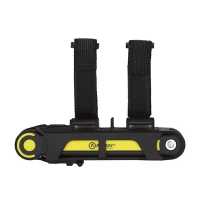 Antivol Pliable Vélo ICOCOPRO – 85 Cm, Acier Allié 5mm, Cylindre Classe C, 3 Clés, Support Inclus (Noir)