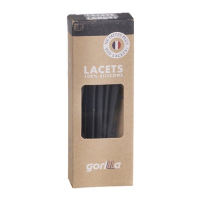 Gorilla Lacets Elastiques Lacets En Silicone Plats