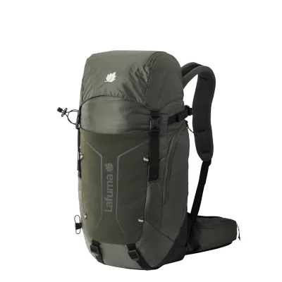 Sac à Dos Randonnée Lafuma Beige – Toile Robuste, Made In France, état Correct