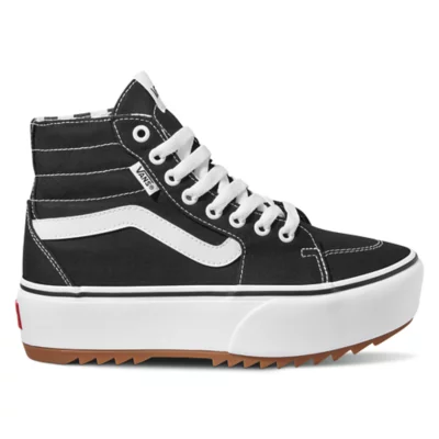 Chaussures Vans Vans Noir Plateforme Femme Baskets Vans Femme
