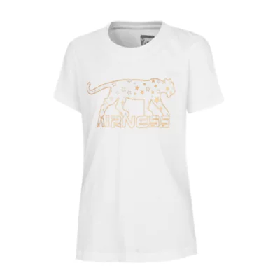 T-shirt Airness Enfant 14 Ans - Manches Courtes - Rouge/blanc/noir - Neuf Sans étiquette