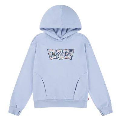Sweatshirt À Capuche Fille Floral Batwing Bleu LEVIS KIDS INTERSPORT