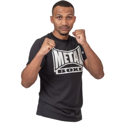 Short De Boxe Homme MMA COURT NOIR METAL BOXE